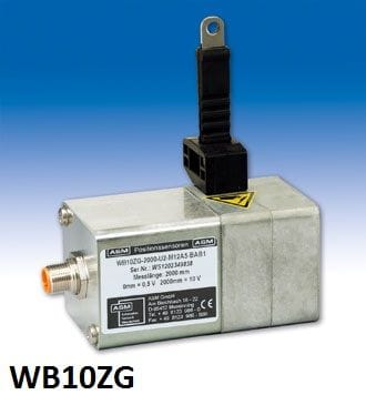 WB21 Sensor de posição de extensão de fita Sensor de posição com fita de medição Faixa de medição: até 2000 mm