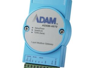 ADAM 4572 CE - Gateway Modbus Advantech. Suporta velocidades de comunicação de 10/100 Mbps. Permite que até 8 clientes acessem dados de campo simultaneamente. Suporta software IHM popular com driver Modbus / TCP ou servidor OPC. Até 31 portas seriais independentes, se configuradas para o modo serial RS-485