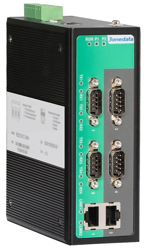 IGW1114-4DI(3IN1) 4 RS-232/485/422 + 2 100M Ethernet Ports Modbus Gateway