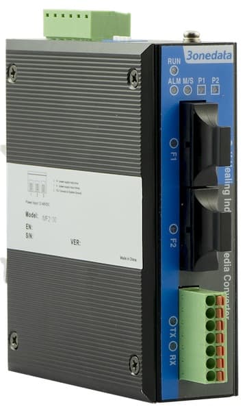 IMF2100 1/2 Fiber Ports +1 RS-232/485/422 Serial to Fiber MODEM